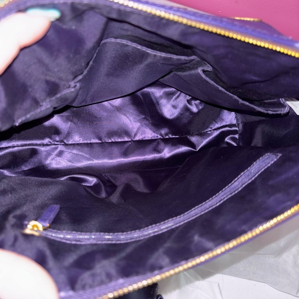 Joy & Iman Purple and Gold Satchel Set - Picture 8 of 16